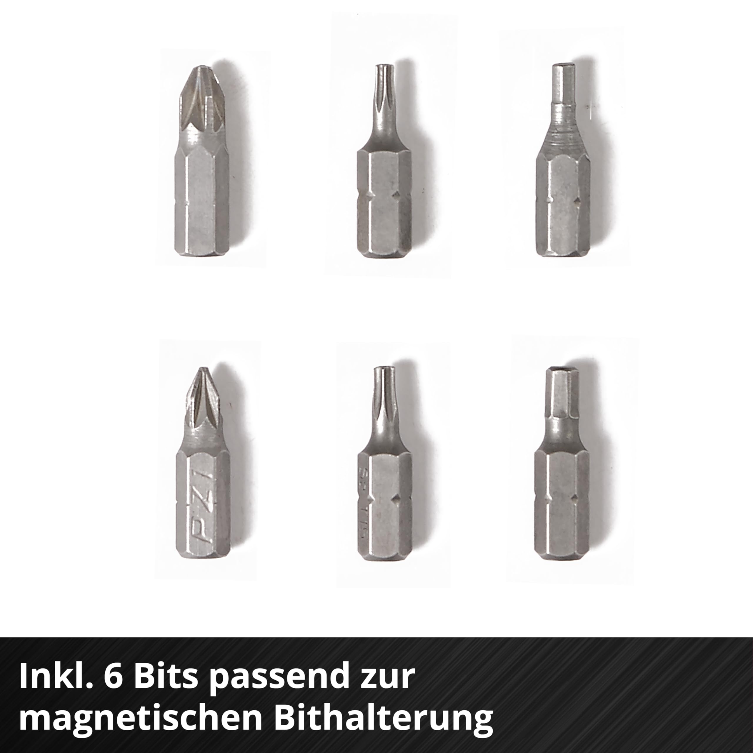 Werkbohr Akkuschrauber TC-SD 3,6 Li (3,6V, 1300 mAh, 3 Nm Drehmoment, Drehgelenk im Handgriff, LED-Licht, Softgriff, Ladekontrollleuchte, inkl. 6 Bits)