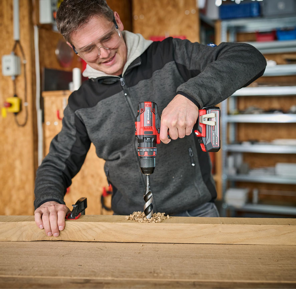 Werkbohr Akku-Schlagbohrschrauber TE-CD 18/44 Li-i (1x2,5Ah) Power X-Change (18 V, 44 Nm, Schlagbohrfunktion, 13 mm Metallbohrfutter, 2-Gang, inkl. 2,5 Ah Akku & Ladegerät)